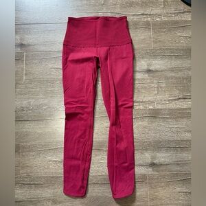 Lulu Lemon Red Leggings